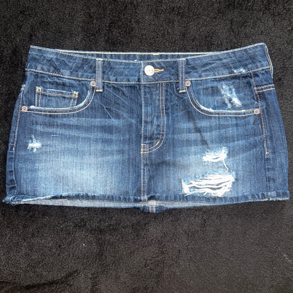 Jean Mini skirt